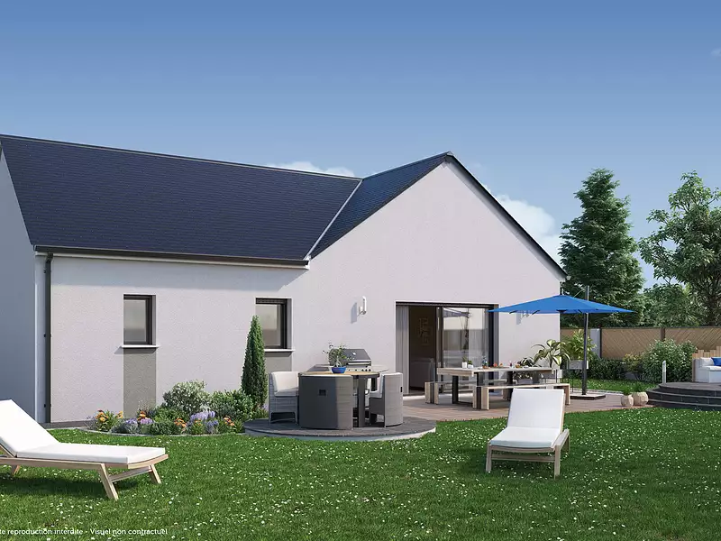 Maison neuve, 74 m² - Cornillé (35500)