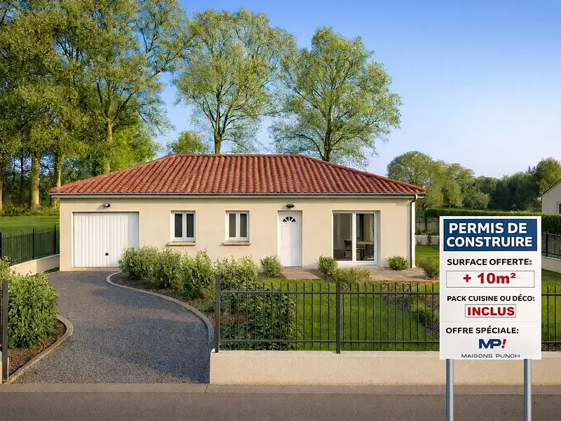 Maison neuve, 80 m² - Lancié (69220)