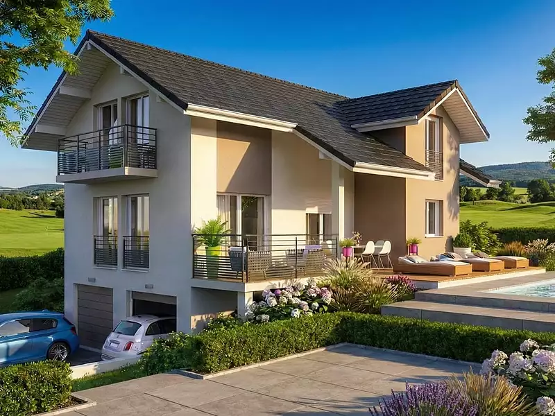 Maison neuve, 111 m² - Menthonnex-en-Bornes (74350)