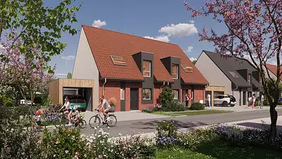 Maison 3 chambres avec garage