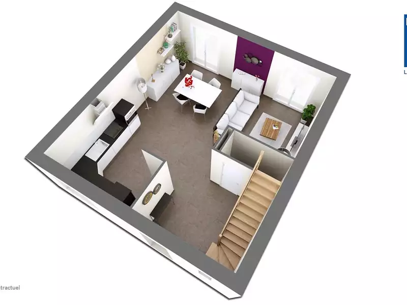 Maison neuve, 87 m² - Liverdy-en-Brie (77220)