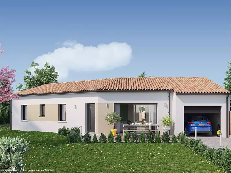 Maison neuve, 98 m² - Coron (49690)