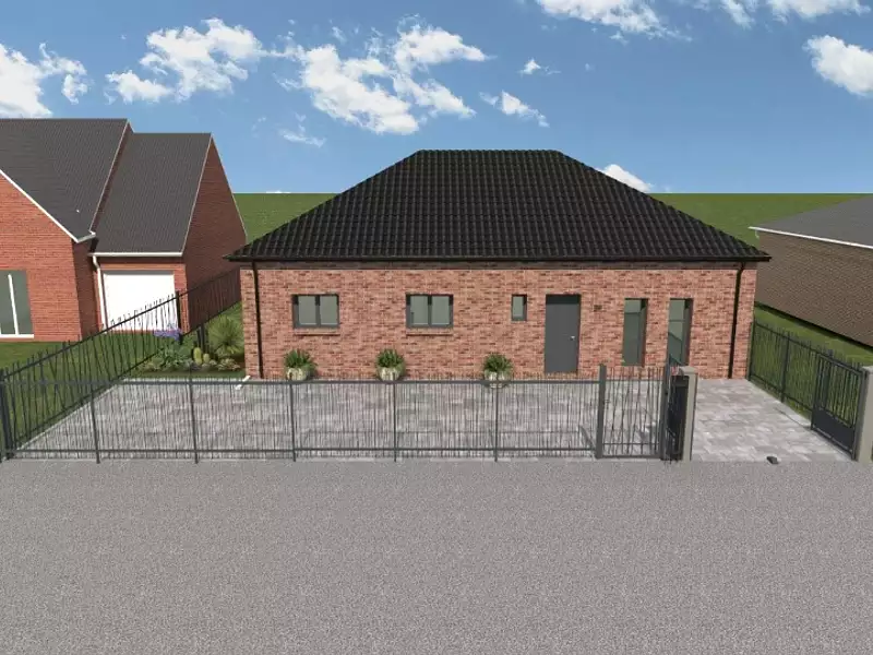 Maison neuve, 93 m² - Lambres-lez-Douai (59552)