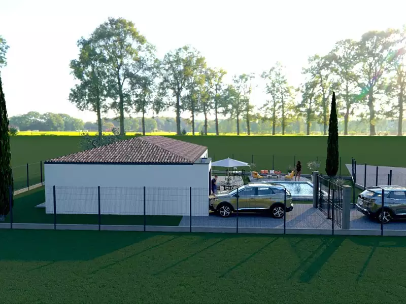 Maison neuve, 89 m² - Villesèquelande (11170)