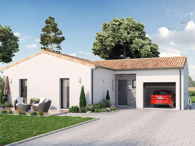 Maison neuve, 89 m² - Biganos (33380)