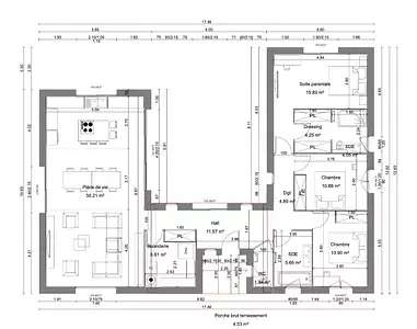 Maison neuve, 127 m²