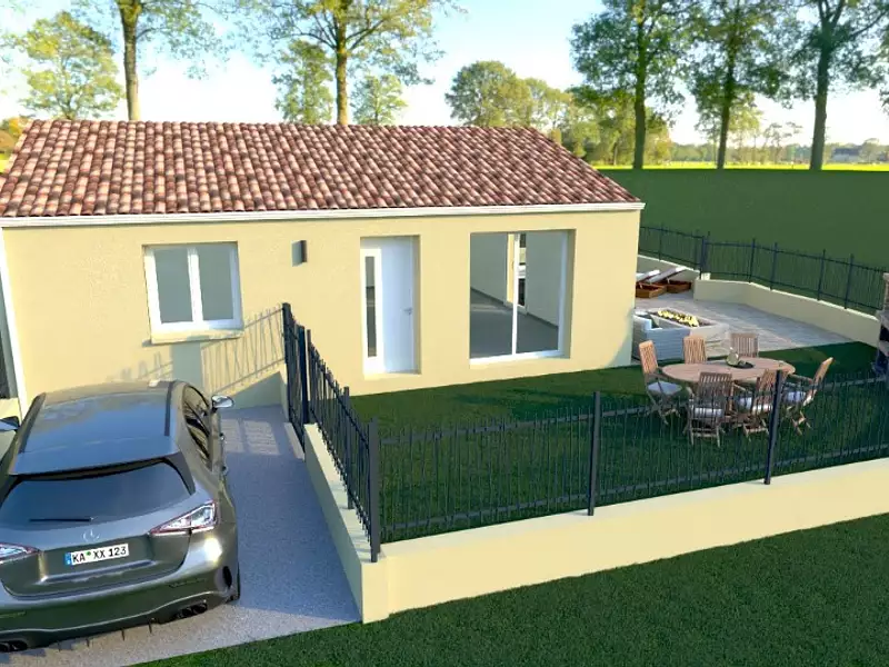 Maison neuve, 60 m² - Puisserguier (34620)