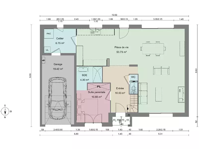 Maison neuve, 145 m² - Ardres (62610)