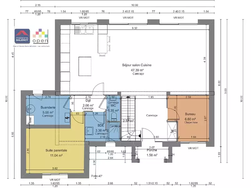 Maison neuve, 100 m² - Gometz-la-Ville (91400)