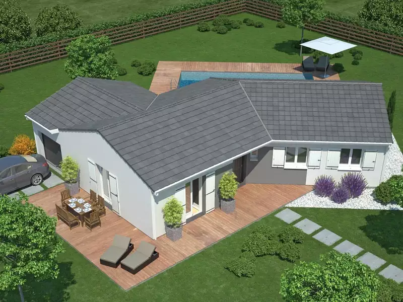 Maison neuve, 132 m² - Aumagne (17770)