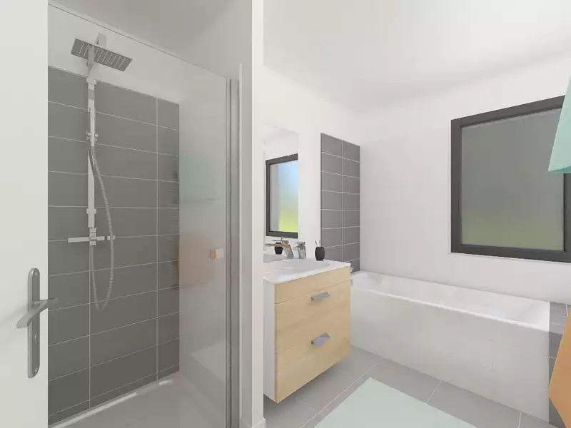 Maison neuve, 90,45 m² - Notre-Dame-de-Gravenchon (76330)