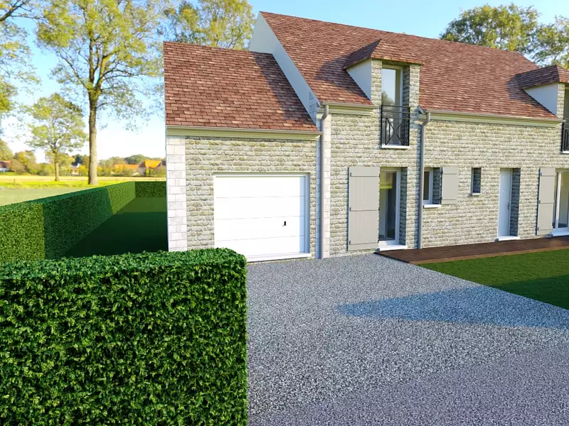 Maison neuve, 102,37 m² - Champagne-sur-Oise (95660)