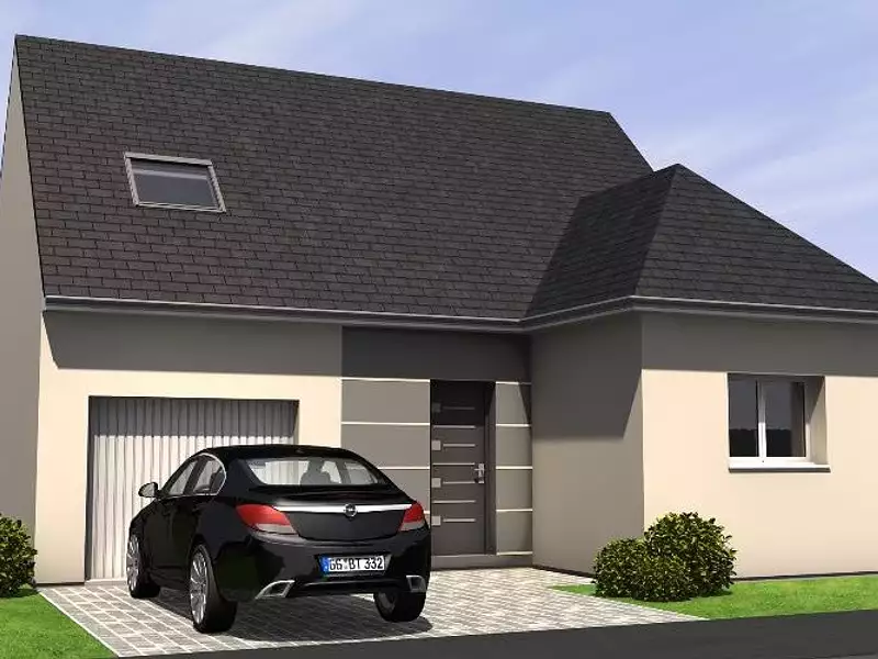 Maison neuve, 91 m² - Bellevigne-les-Châteaux (49260)