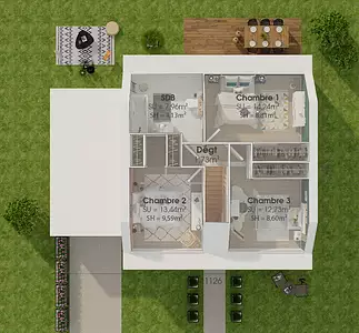 Maison neuve, 90 m²