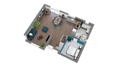 Maison neuve, 100,83 m²