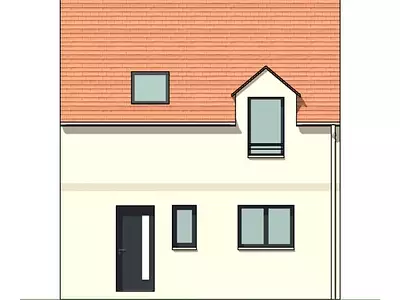 Maison neuve, 71 m²