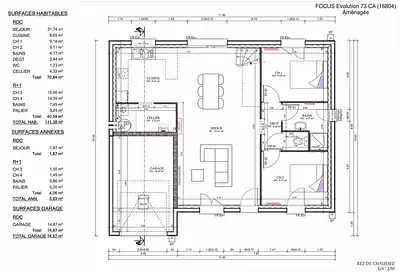 Maison neuve, 73 m²
