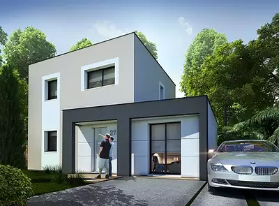 Maison neuve, 90,63 m²