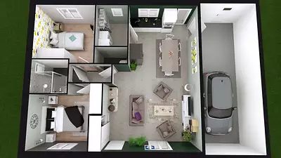 Maison neuve, 65 m²