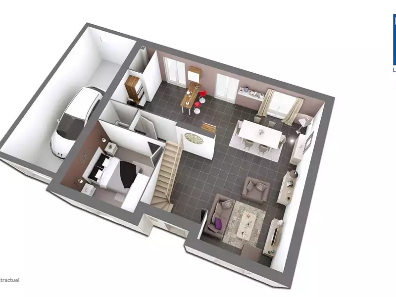 Maison neuve, 116 m² - Mortefontaine-en-Thelle (60570)