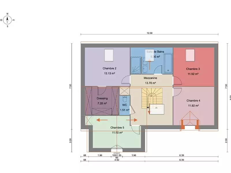 Maison neuve, 160 m² - Nesles-la-Vallée (95690)