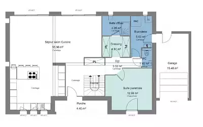 Maison neuve, 150 m²