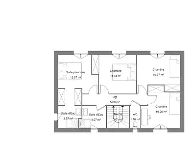 Maison neuve, 119 m²