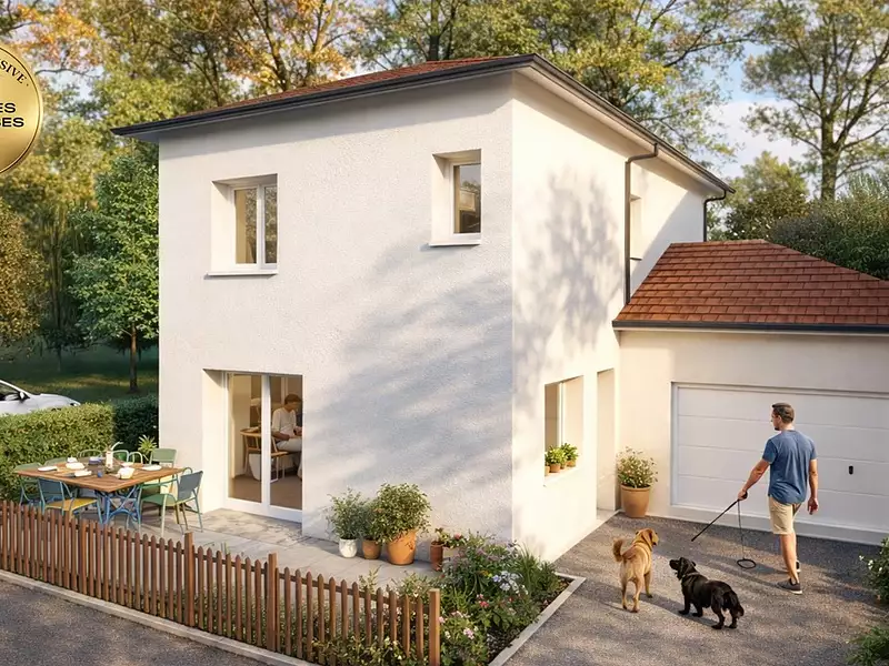 Maison neuve, 93 m² - Frontonas (38290)