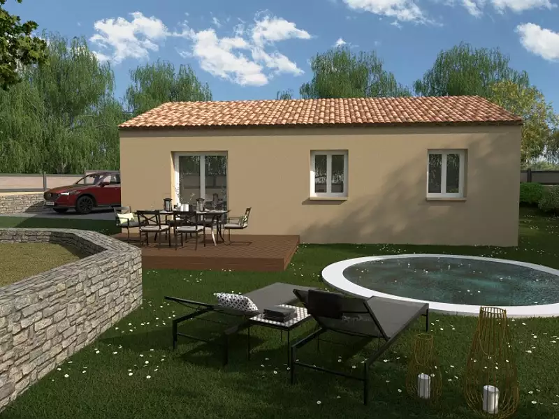 Maison neuve, 60 m² - Camps-la-Source (83170)