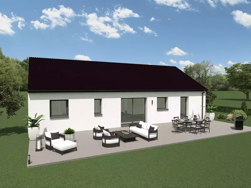 Maison neuve, 103,47 m² - Orval sur Sienne (50660)