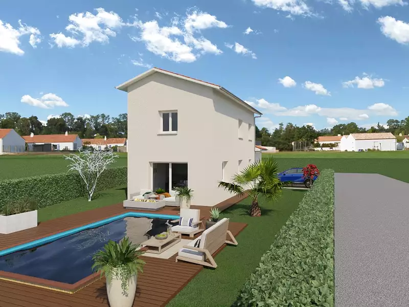 Maison neuve, 98 m² - Charentay (69220)