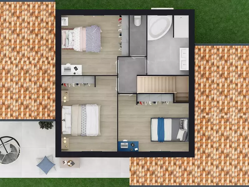 Maison neuve, 110 m² - Juliénas (69840)