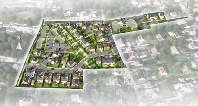 Terrain à bâtir, 399 m²