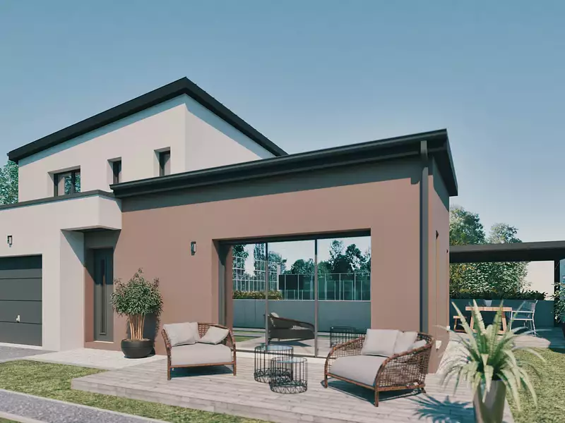 Maison neuve, 124 m² - Carquefou (44470)