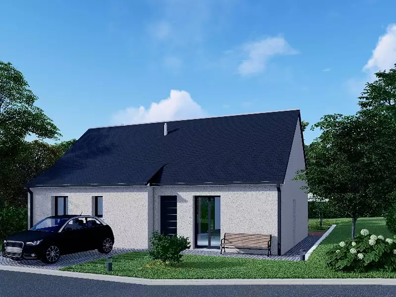 Maison neuve, 85 m² - Semblançay (37360)