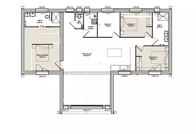 Maison neuve, 98 m²