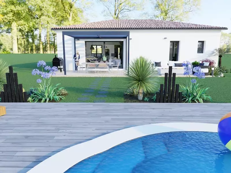Maison neuve, 90 m² - Saint-Jean-de-Maruéjols-et-Avéjan (30430)
