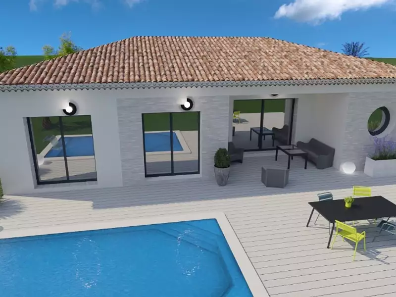 Maison neuve, 85 m² - Pourrières (83910)