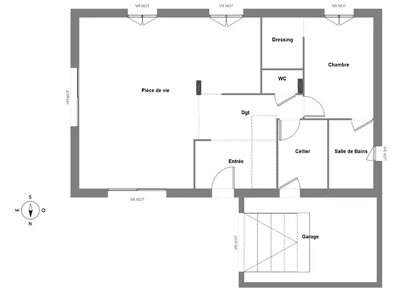 Maison neuve, 130 m² - Hesdigneul-lès-Boulogne (62360)