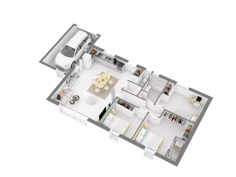 Maison neuve, 95 m² - Gibel (31560)