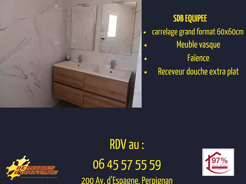 Maison neuve - Pollestres (66450)