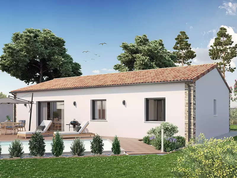 Maison neuve, 96 m² - Cabanac-et-Villagrains (33650)