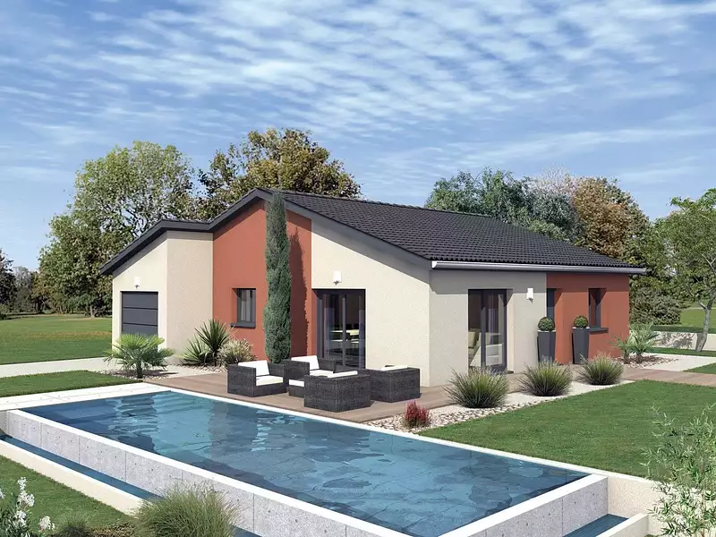 Maison neuve, 105 m² - Lucenay (69480)