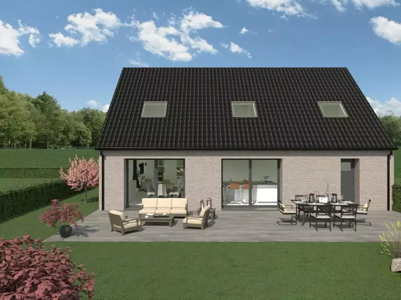 Maison neuve, 110 m² - Herzeele (59470)
