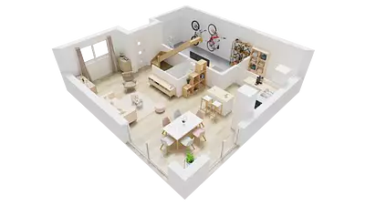 Maison neuve, 85,53 m²