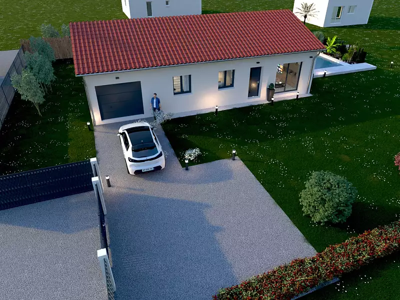 Maison neuve, 135 m² - Beaurepaire-en-Bresse (71580)