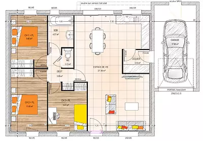 Maison neuve, 79 m²