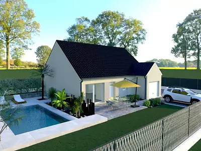 Maison neuve, 76 m²