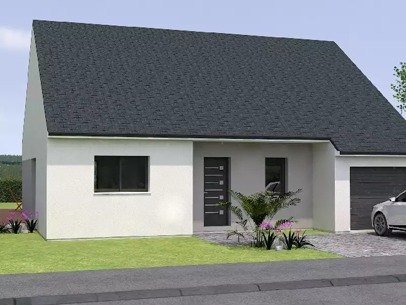 Maison neuve, 90 m² - Jarzé Villages (49140)