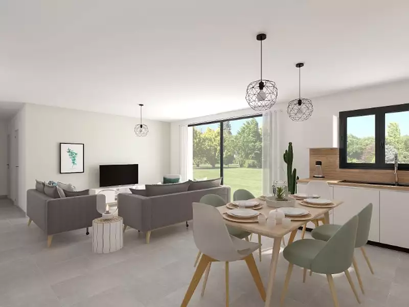 Maison neuve, 98 m² - Tauxigny-Saint-Bauld (37310)